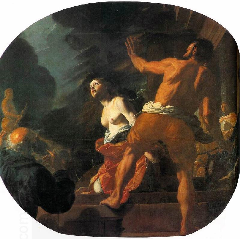 PRETI, Mattia Beheading of St. Catherine ag oil painting picture